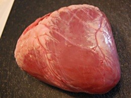 This is beef heart. In Missouri, you'd better call it that. - IMAGE VIA