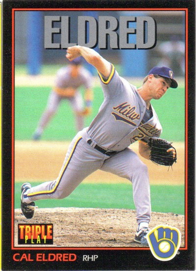 Baseball Card of the Week: Cal Eldred with the Brewers | News Blog