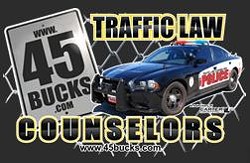 Got a bad rap? Traffic Law Counselors understands. - 45BUCKS.COM
