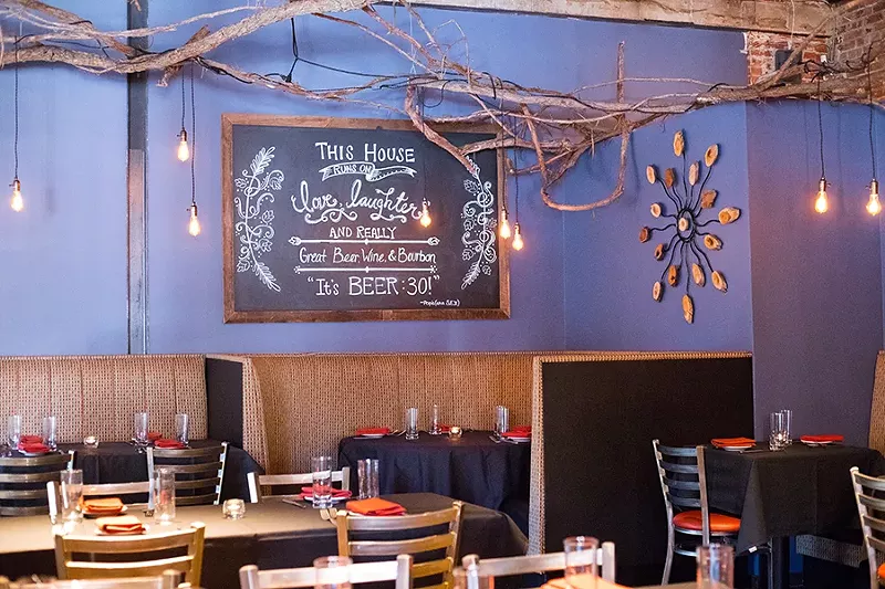 The dining room offers an intimacy unmatched by the high-end chains in Clayton. - MABEL SUEN