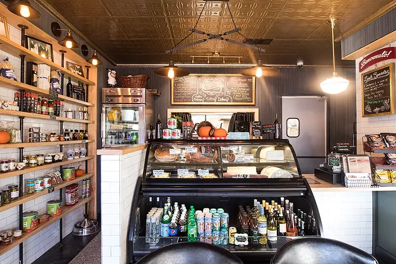 In addition to the restaurant, Anthony’s Italian Eats functions as a small Italian grocer. - MABEL SUEN