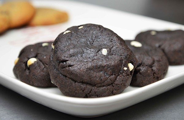 "Starry Sky" cookies earn their moniker from their resemblance to a dark night sky with bright stars. - TOM HELLAUER