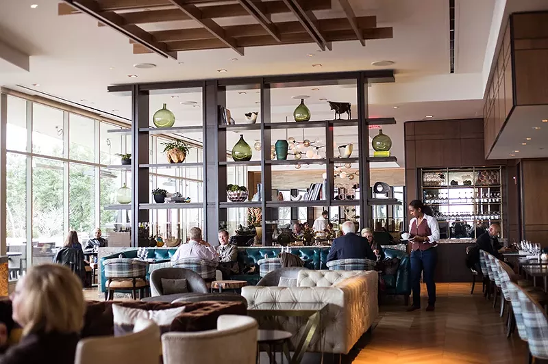 The bar at Cinder House was recently recognized as the most beautiful in Missouri by Architectural Digest. - MABEL SUEN