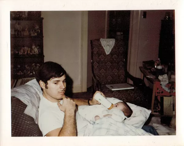 Growing up, Kallen (pictured here as an infant) decided early to flee Franklin County's intolerance. Ken, though, refused to leave his home.