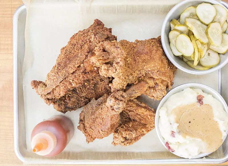 The fried chicken. - MABEL SUEN