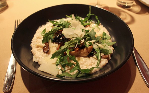 Pearl barley "risotto." - PHOTO BY LAUREN MILFORD