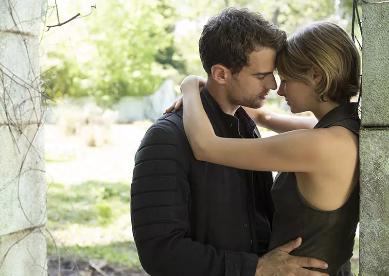 Theo James and Shailene Woodley - PHOTO BY DON MCFADDEN
