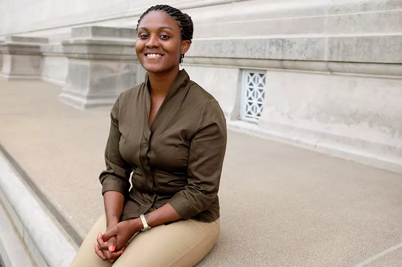 Rachel Johns, who is running in the 27th Ward, is one of an unprecedented number of challengers vying for Democratic Party committee seats. - PHOTO BY HOLLY RAVAZZOLO