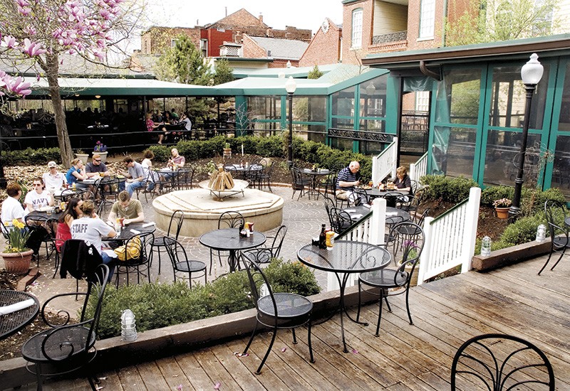 The patio at McGurk's: a special kind of place. - RFT ARCHIVES