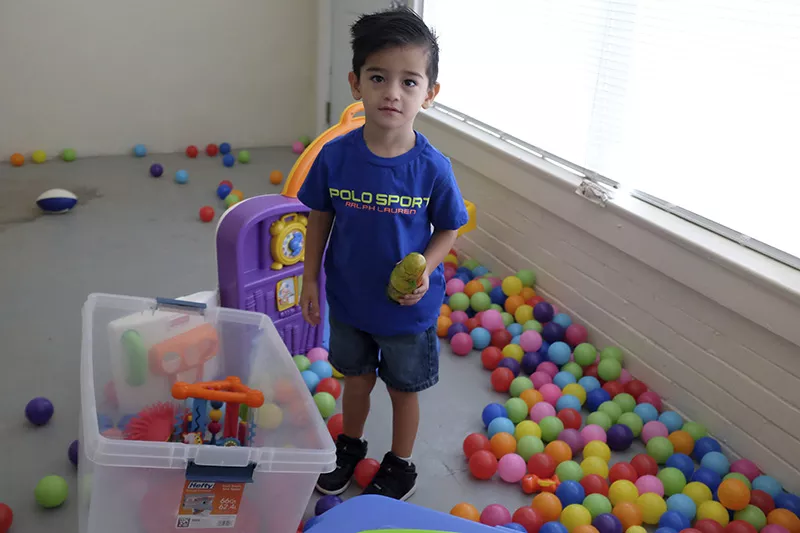 Community members donate everything from food to furniture to the always popular toys. - PHOTO BY HOLLY RAVAZZOLO