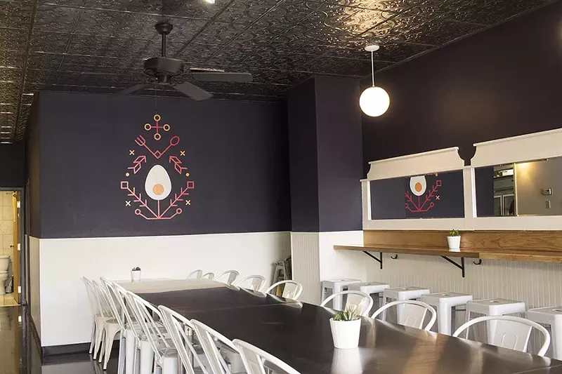 The dining area is stylish and simple. - PHOTO BY MABEL SUEN