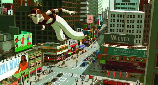 Phantom Boy is noir-lite for the younger crowd. - FOLIMAGE