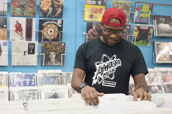 “One of the things that happened — and it’s from working at Vintage — is that I’ve met so many people, just from the art of loving music so much.” - PHOTO BY KELLY GLUECK
