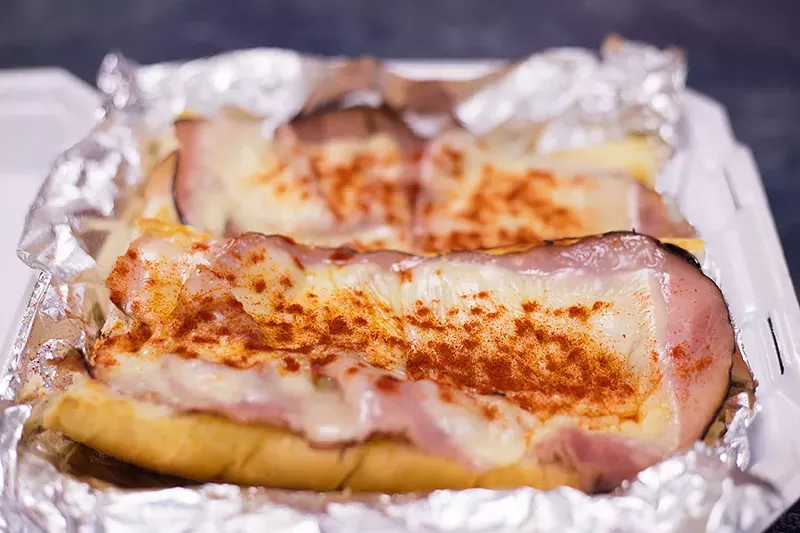 “The Pioneer” is a riff on a Gerber sandwich. - MABEL SUEN