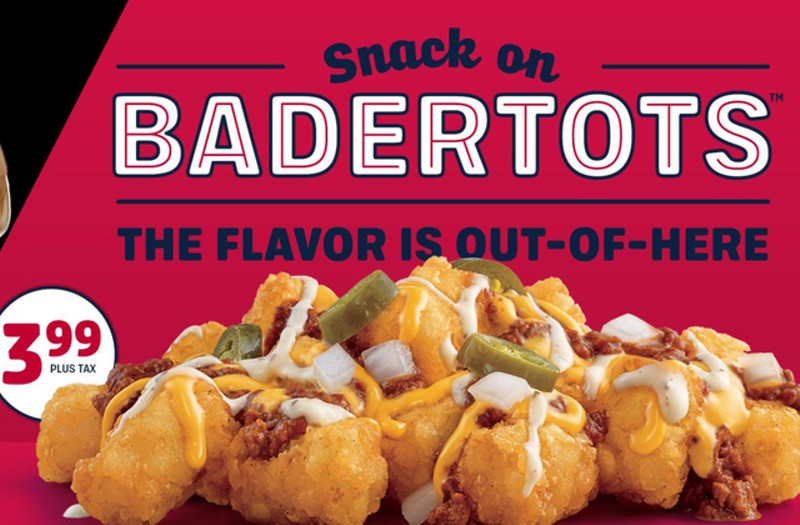 An order of BaderTots will only cost you $3.99. - COURTESY SONIC DRIVE-IN