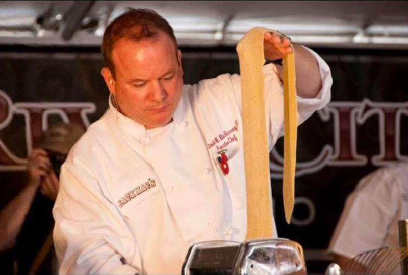 Chef Jack W. MacMurray III at WFC Show Me Series Competition - COURTESY OF THE BOATHOUSE