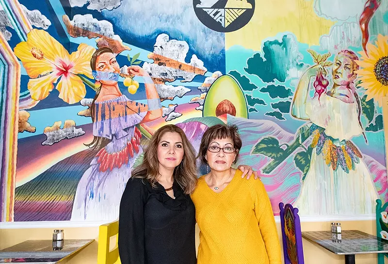 Sisters Dulce and Veronica Morales operate Alta Calle. - MABEL SUEN