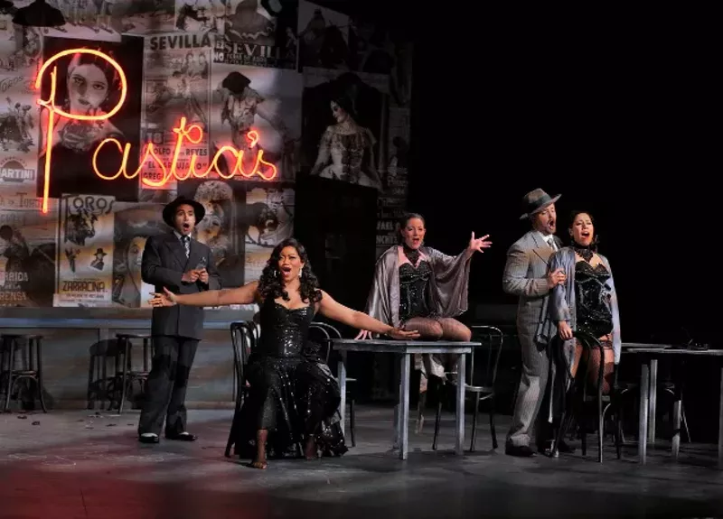 A scene from Opera Theatre of Saint Louis' 2012 performance of Carmen. - COURTESY OPERA THEATRE OF SAINT LOUIS