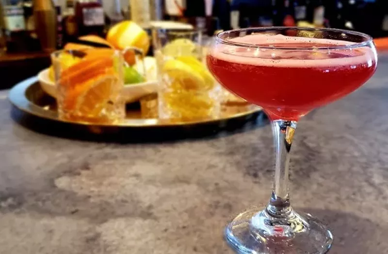Noto's fully stocked bar specializes in serving Italian-inspired cocktails. - KRISTEN FARRAH