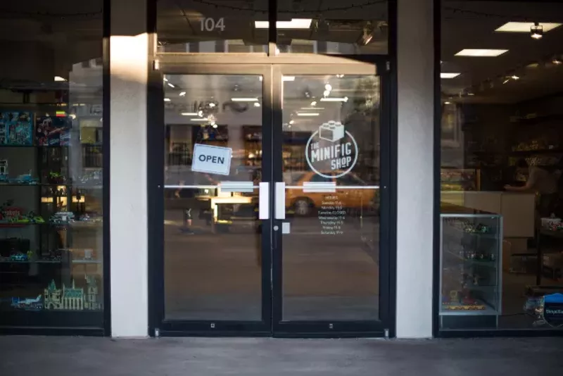 The exterior of The Minifig Shop. - TRENTON ALMGREN-DAVIS