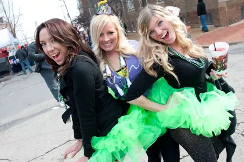 Soulard goes crazy for the Mardi Gras Grand Parade (and the debauchery). - STEVE TRUESDELL