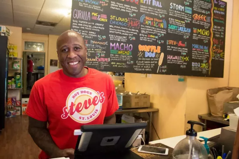 Steve Ewing of Steve's Hot Dogs. - SARA BANNOURA
