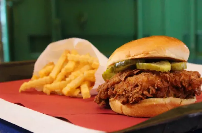 The Chicken Out house sandwich. - COURTESY CHICKEN OUT