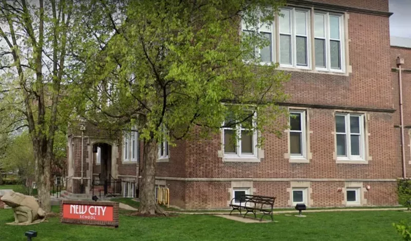 New City School in the Central West End will still serve as a polling place today. - GOOGLE STREET VIEW