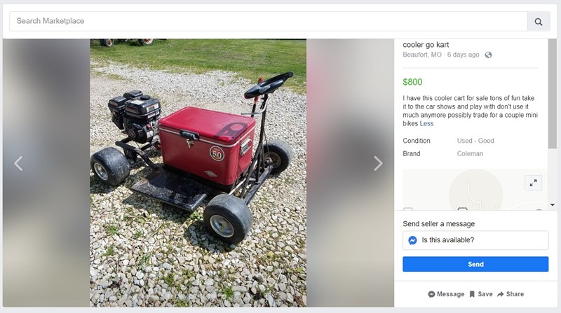 SCREENGRAB FROM FACEBOOK MARKETPLACE