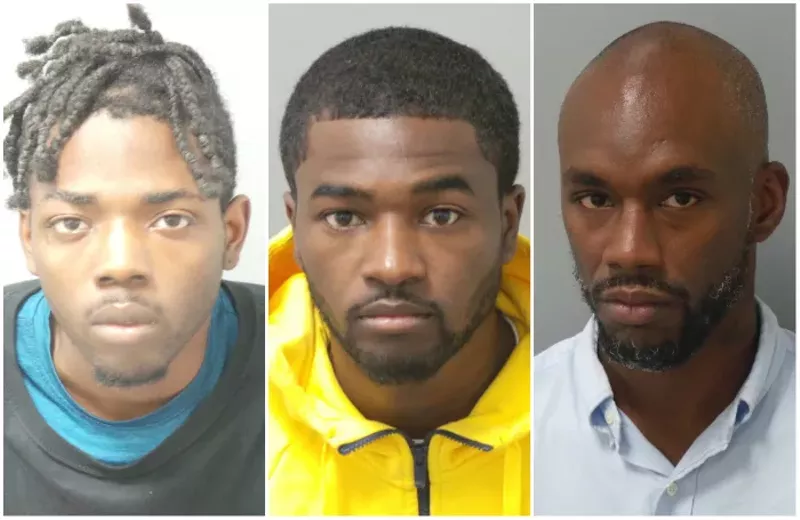 From left: Stephan Cannon, Jimmie Robinson and Samuel Simpson. - COURTESY ST. LOUIS POLICE