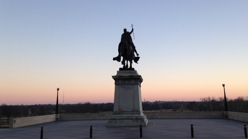 The worst of St. Louis monuments to bad men may the Art Hill bronze of the city's namesake. - DOYLE MURPHY