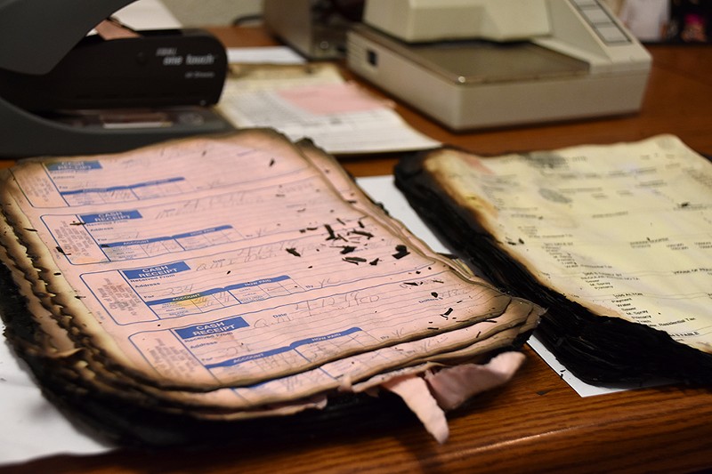 Parma officials have tried to salvage paper records from the City Hall fire - DOYLE MURPHY