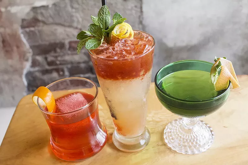 A full bar and a robust cocktail program are also on offer. - PHOTO BY MABEL SUEN