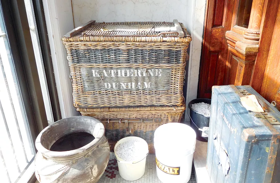 Dunham's travel trunks. - COURTESY KATHERINE DUNHAM CENTERS FOR ARTS AND HUMANITIES