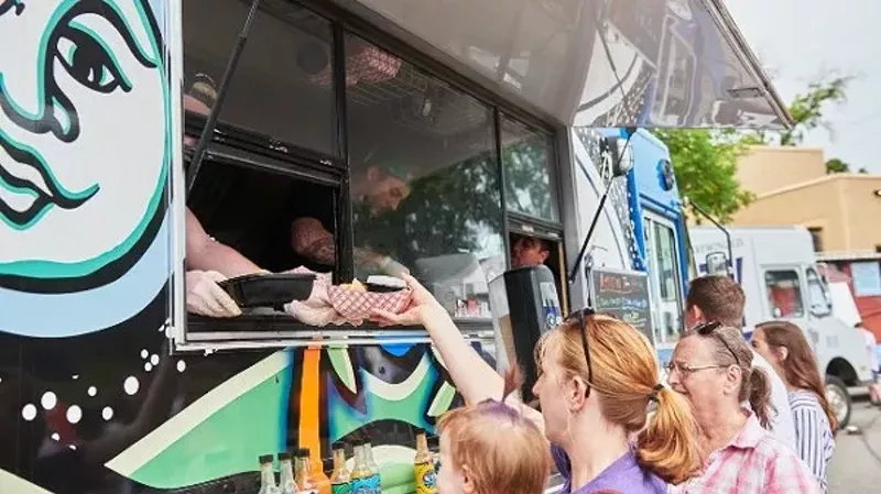 9 Mile Garden, the city's first food truck park, was open for three weeks before it temporarily shuttered because of COVID-19. - COURTESY OF 9 MILE GARDEN