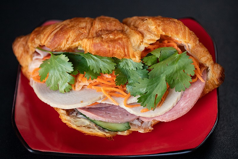 Saigon classic banh mi with pork roll, headcheese, ham and pate. - MABEL SUEN