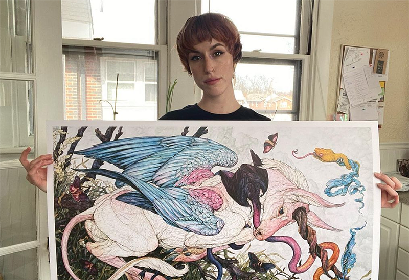 Even as her work takes off, Lauren Marx plans to stay in St. Louis. - COURTESY LAUREN MARX