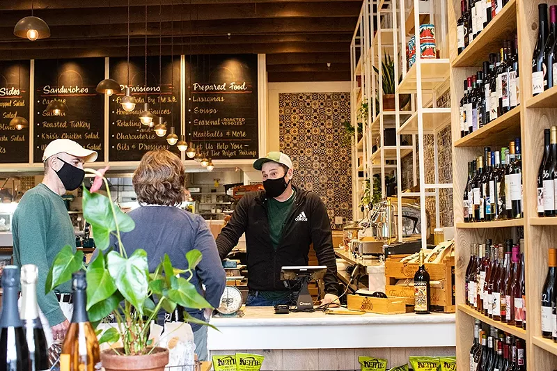 A look inside Pastaria Deli & Wine. - MABEL SUEN