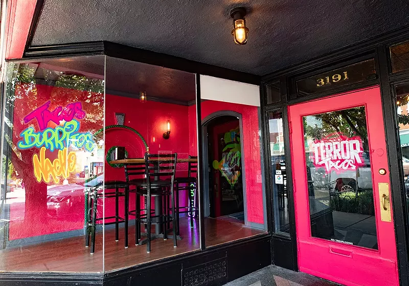 Terror Tacos transformed the old Baida storefront on South Grand. - MABEL SUEN