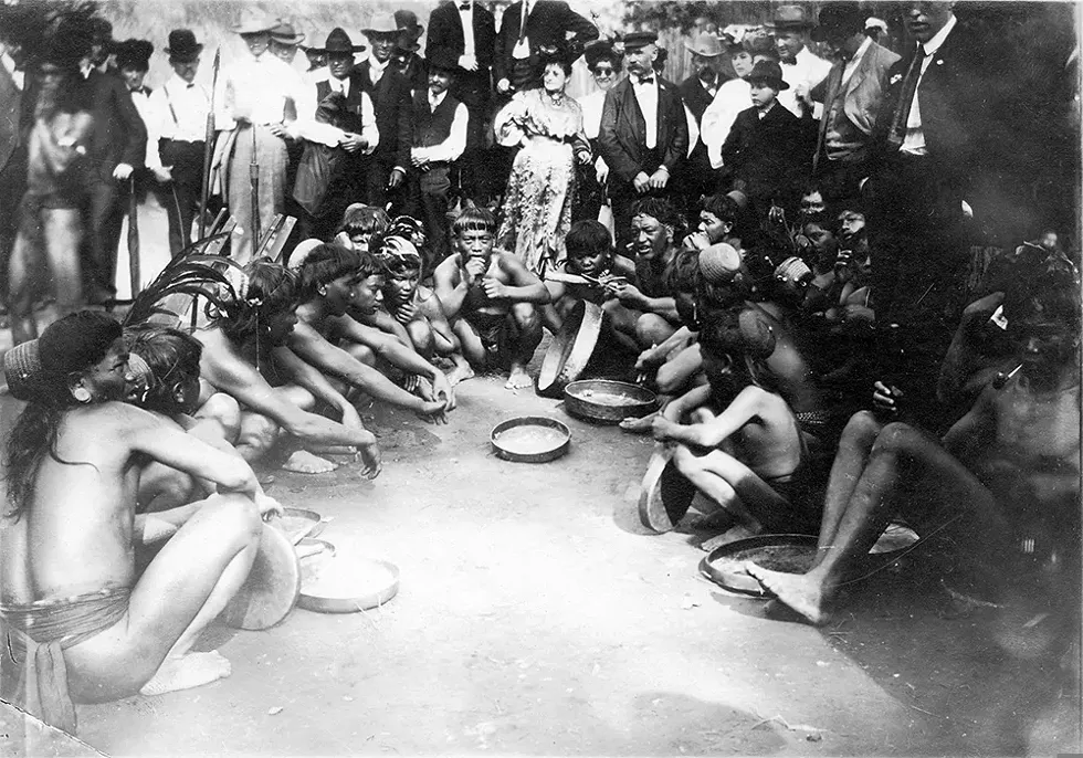White patrons paid 25 cents to tour the Philippine Village, where residents were treated as a spectacle. - MISSOURI HISTORY MUSEUM COLLECTIONS