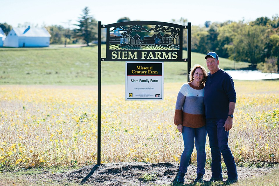 Kim and Bruce Siem live on a farm across from one of the Hoffmann-owned wineries. - PHUONG BUI