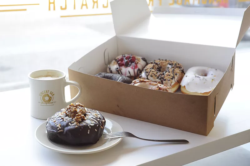 Vincent Van Doughnut offers pillowy squares of goodness. - PHOTO BY KELLY GLUECK