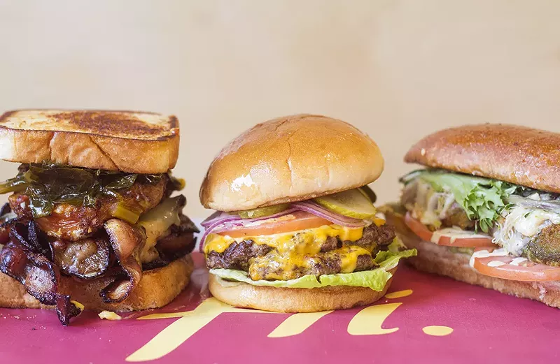 Hi-Pointe's highlights include "the Abaconing," a double cheeseburger and the "Guac-ness Monster." - PHOTO BY MABEL SUEN