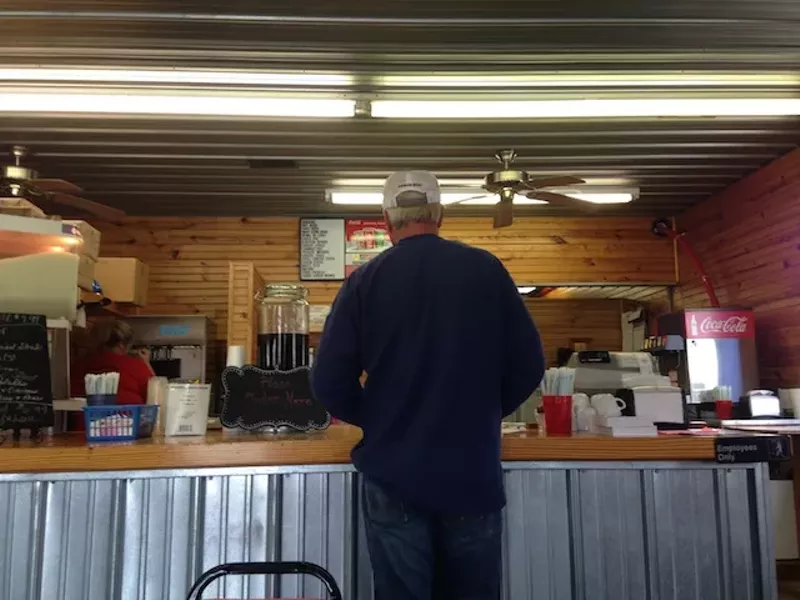 The sheriff's troubles have been a hot topic of conversation in the Prairie Queen restaurant in East Prairie. - PHOTO BY DOYLE MURPHY