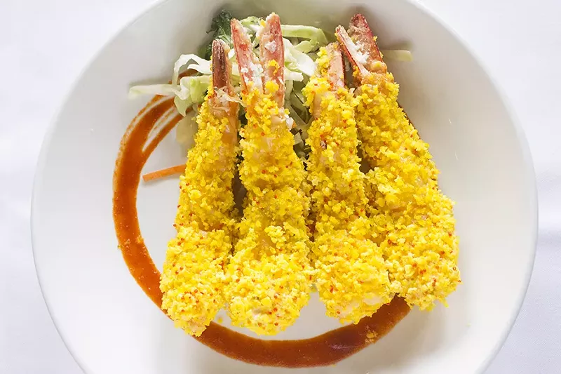 The "Firecracker Shrimp" are a house special. - PHOTO BY MABEL SUEN