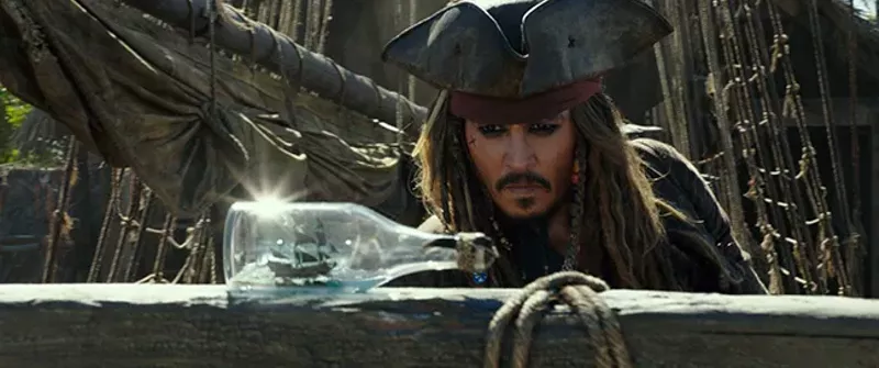 Very little of the film entertains, even Depp. - PHOTO BY FILM FRAME - © DISNEY ENTERPRISES INC.