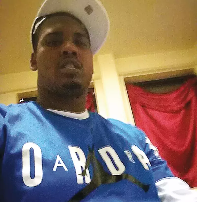 Tory Sanders called his mother multiple times from the Mississippi County jail before his death. - COURTESY OF JUSTICE FOR TORY SANDERS FACEBOOK