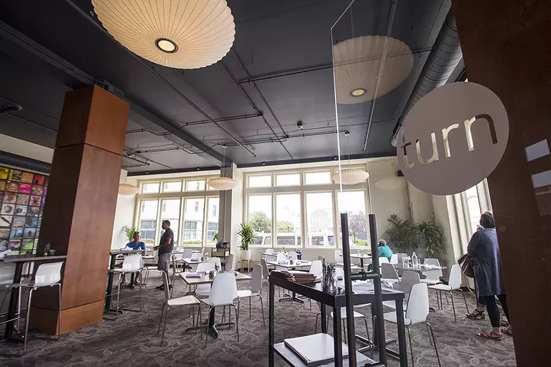 The restaurant is located inside the .ZACK building in Grand Center. - PHOTO BY MABEL SUEN
