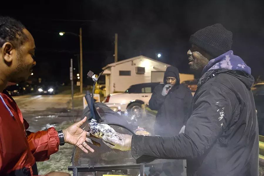 Polish or rib tips, hot dogs or jerk chicken, Chef Nell has the hookup. - NICK SCHNELLE