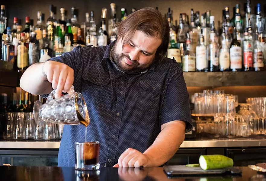 Tony Saputo is the restaurant's "drink tzar." - MABEL SUEN